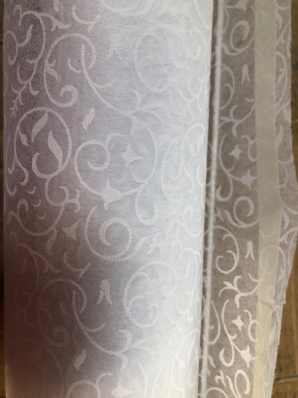 Photo 3 of [Brand New] Supply Flora SLS Wedding Aisle Runner, White Floral Print Wedding Floor - 75 x 3 Feet 75ft