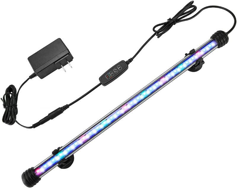 Photo 1 of [See Notes] GreenSun LED Aquarium Light, Fish Tank Light , Submersible Waterproof Strip Bar Light, 45" 12V