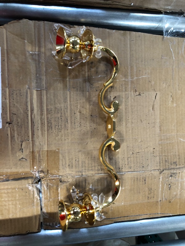 Photo 1 of [Like New] Klikel Classic Gold 5 Light Candelabra 24 Inch with Globes 24-Inch 5 Light With Globes