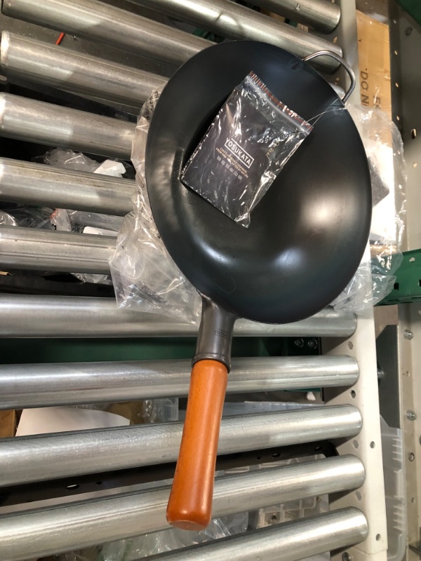 Photo 1 of [USED] YOSUKATA Carbon Steel Wok Pan – 13,5 “ 