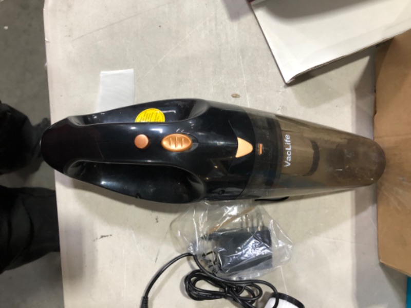 Photo 2 of ***USED****
VacLife Handheld Vacuum, Car Vacuum Cleaner Cordless, Orange (VL189) Orange AK-007A