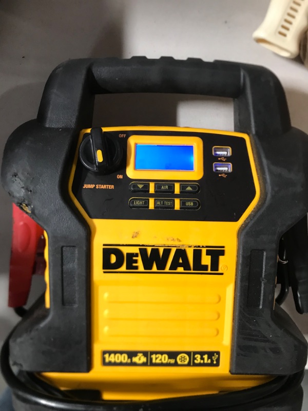 Photo 3 of DEWALT DXAEJ14 Digital Portable Power Station Jump Starter