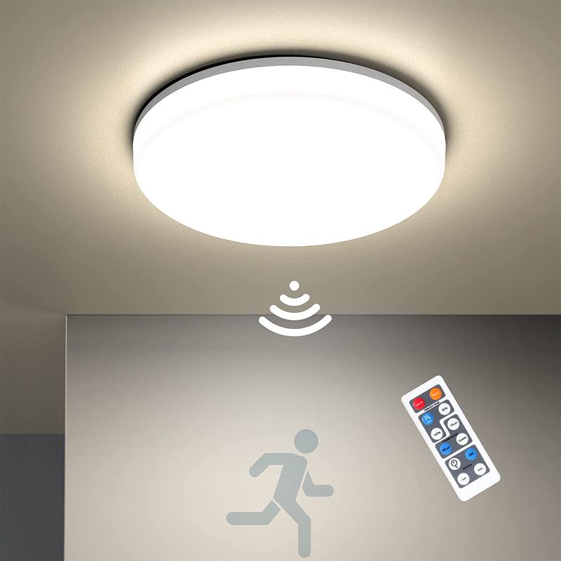 Photo 1 of Annaror Motion Sensor LED Ceiling Light, 18W Wired