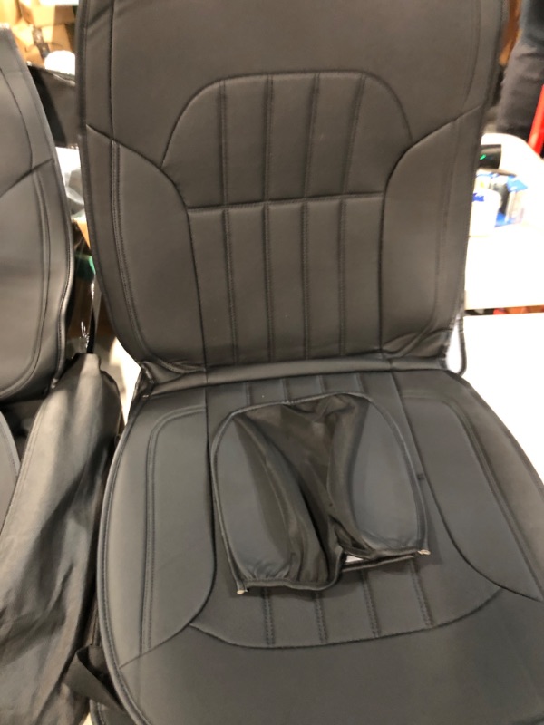 Photo 3 of Truckiipa Car Seat Covers Full Set, Dodge Ram Seat Covers Full Coverage Leather Protector Pickup Truck Accessories