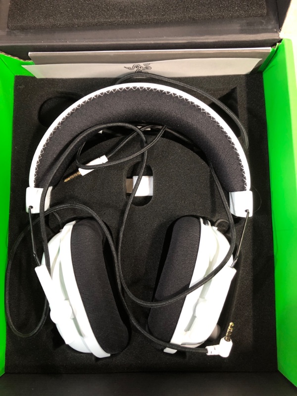 Photo 2 of Razer BlackShark V2 Pro Wireless Gaming Headset: THX 7.1 Spatial Surround Sound - 50mm Drivers - Detachable Mic - for PC, PS5, PS4, Switch, White