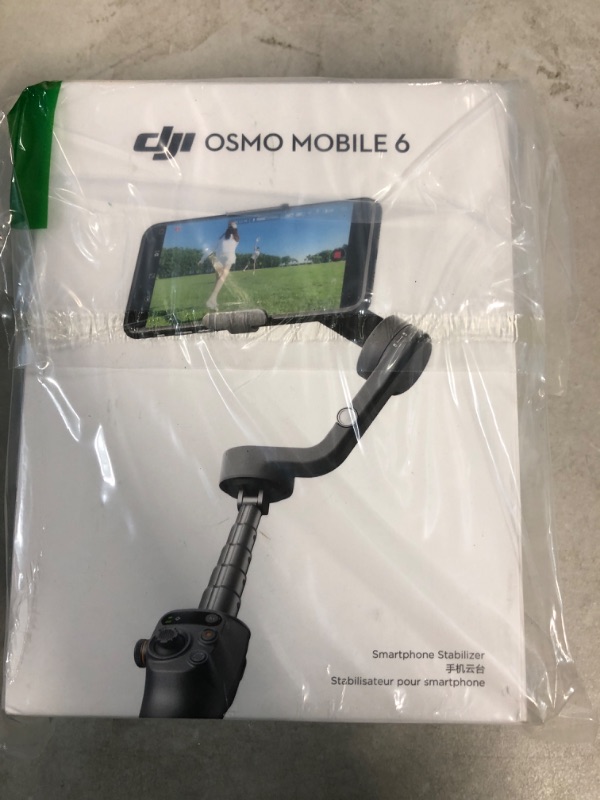 Photo 2 of DJI Osmo Mobile 6 Smartphone Gimbal Stabilizer, 3-Axis Phone Gimbal, Built-In Extension Rod, Portable and Foldable, Android and iPhone 