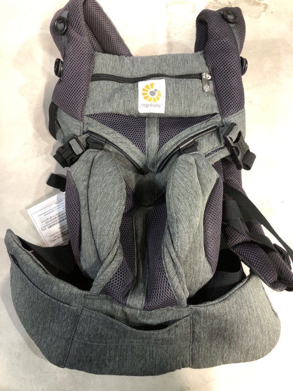 Photo 3 of Ergobaby Omni 360 All-Position Baby Carrier for Newborn to Toddler with Lumbar Support & Cool Air Mesh (7-45 Lb), Classic Weave