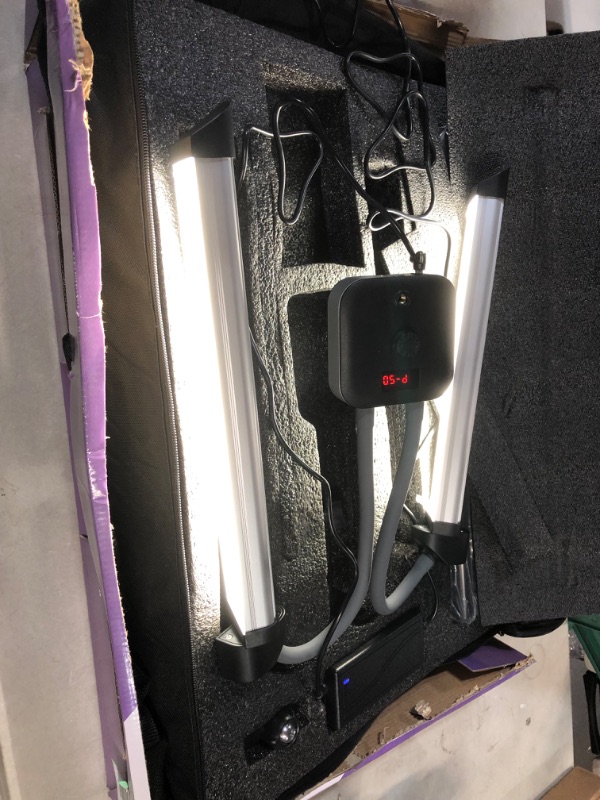 Photo 2 of (New Model) Neatfi Supreme LED Light Kit, 3600 Lumens, 40W, 3 Light Color Modes LED Light for Make Up & Tattoo Artists, Filming & Photography with Adjustable Tripod & Flexible Phone Holder 