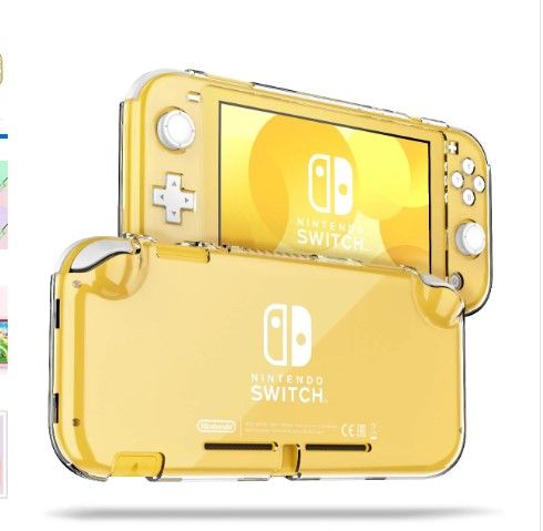 Photo 1 of Case for Nintendo Switch Lite, Hard Shell Crystal Clear BUNDLE OF 2