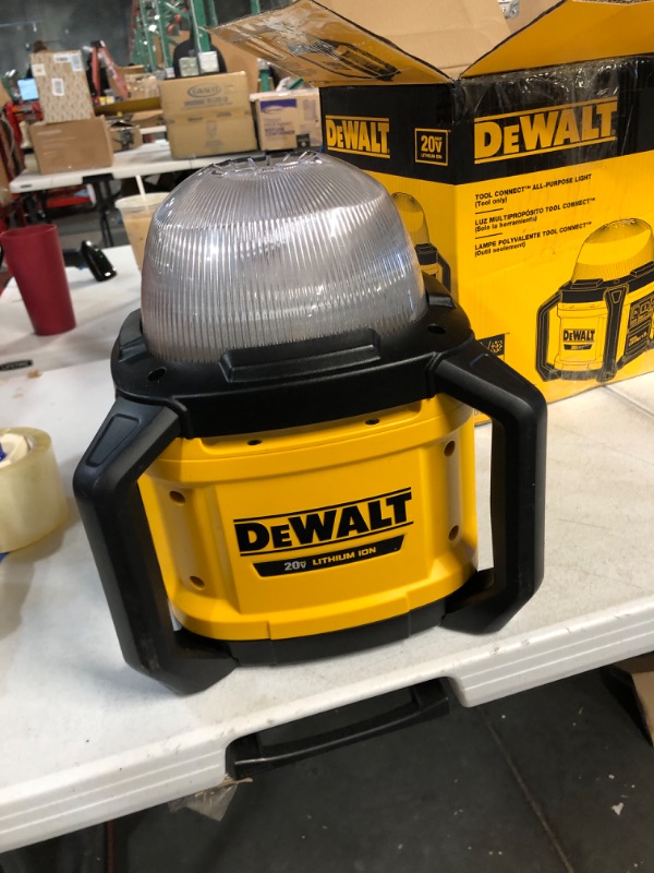 Photo 2 of ***battery not included** DEWALT 20V MAX* LED Work Light, Tool Only 