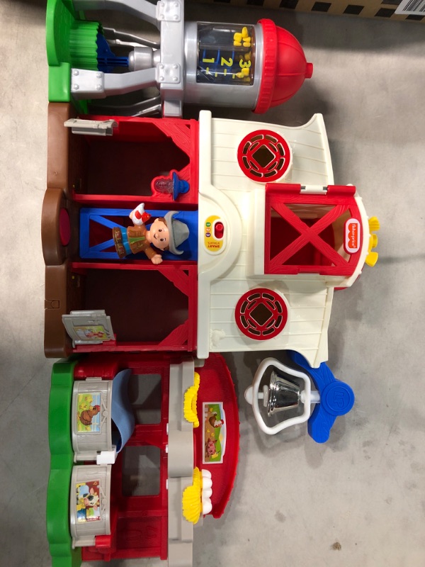 Photo 2 of Fisher-Price Little People Farm Toy, Toddler Playset with Lights Sounds and Smart Stages SEE NOTES