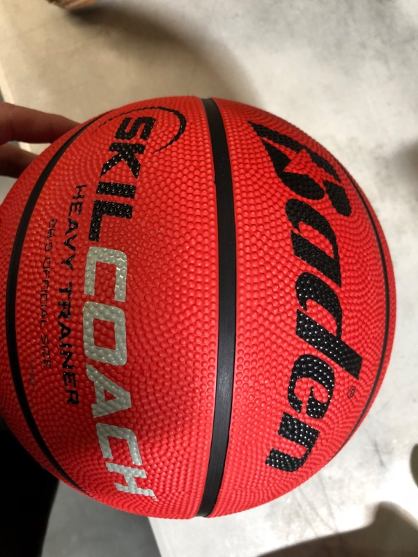 Photo 2 of Baden SkilCoach Heavy Trainer Rubber Basketball Red 28.5"