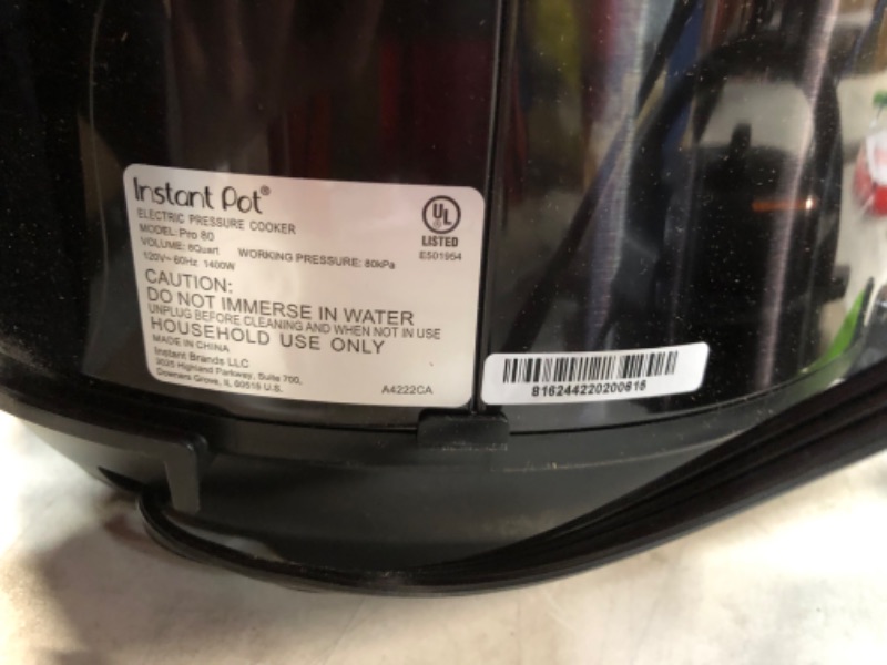Photo 5 of [USED] Instant Pot 8-Qt. Pro Pressure Cooker