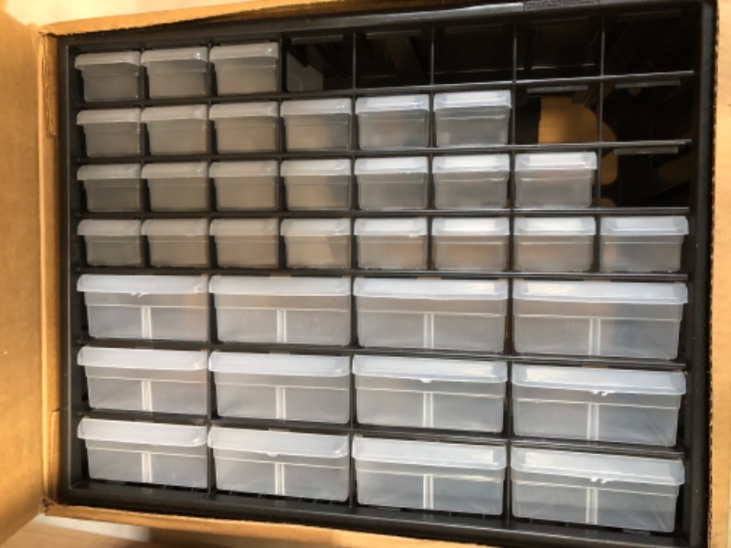 Photo 3 of [MISSING] Akro-Mils 10144, 44 Drawer Plastic Parts Storage