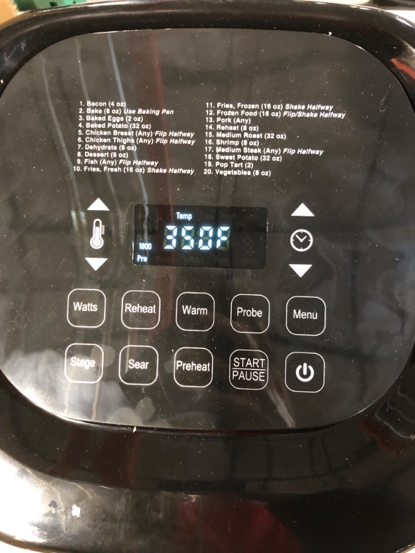 Photo 5 of [USED] Nu Wave Brio 7-in-1 Air Fryer Oven, 7.25-Qt 