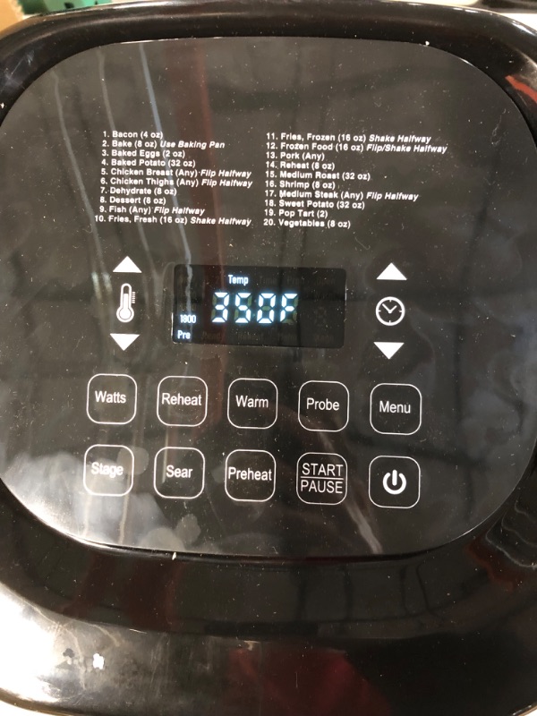 Photo 1 of [USED] Nu Wave Brio 7-in-1 Air Fryer Oven, 7.25-Qt 