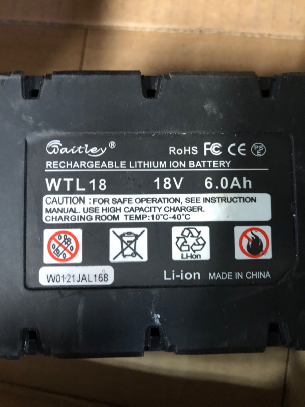 Photo 2 of waitley 18V 6.0Ah Replacement Battery Compatible with Milwaukee M18