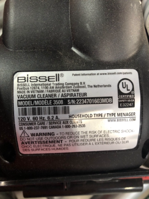 Photo 4 of **USED*** 
BISSELL CleanView Compact Upright Vacuum, 3508