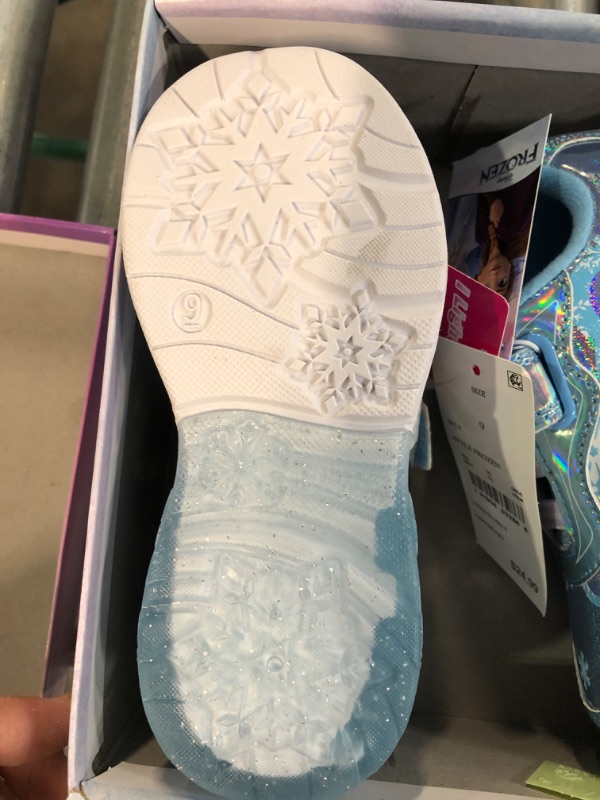 Photo 3 of Toddler Girls' Frozen 2 Athletic Sneakers - Blue 9
