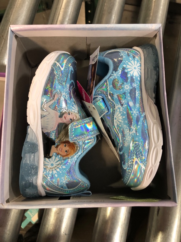 Photo 2 of Toddler Girls' Frozen 2 Athletic Sneakers - Blue 9
