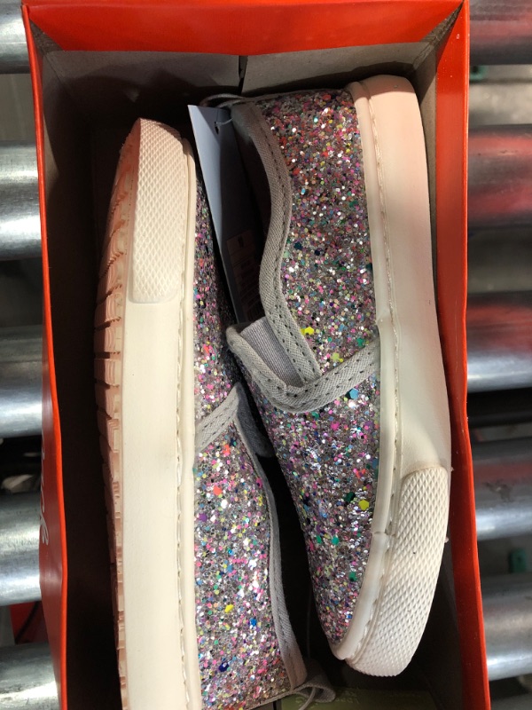 Photo 2 of Cat & Jack Toddler Girls' Madigan Slip-On Glitter Sneakers - Size 10