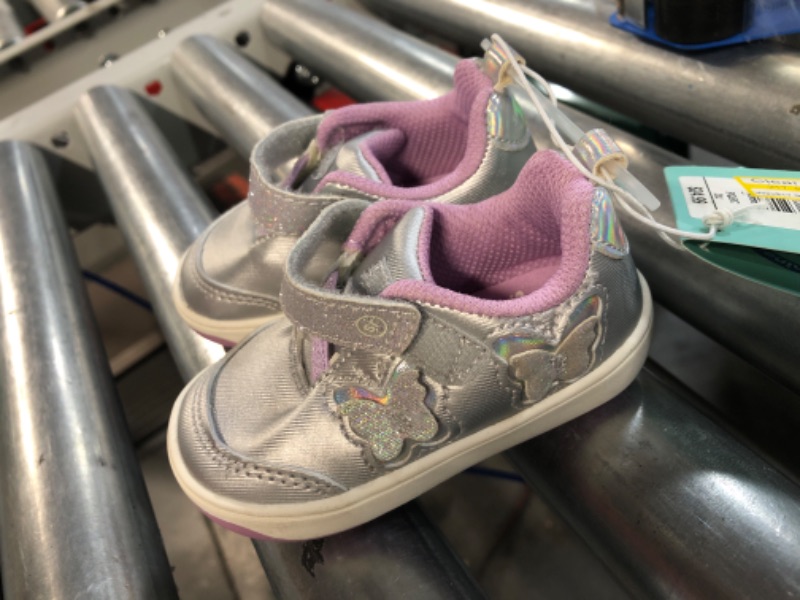 Photo 2 of Surprize by Stride Rite Baby Girls' Flutter Sneakers - Silver