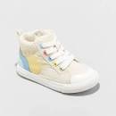 Photo 1 of cat & jack toddlers penny rainbow sneakers beige size 7