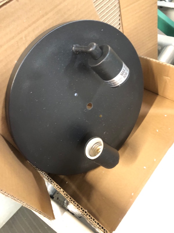 Photo 1 of **USED** **MISSING PARTS**PARTS ONLY** 
Darkaway Ceiling Light Fixtures Flush Mount Black2