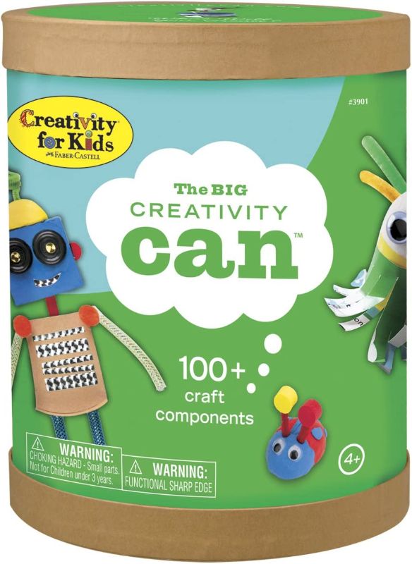 Photo 1 of Creativity for Kids The Big Creativity Can - Open Ended Fun, 100+ Craft Components
