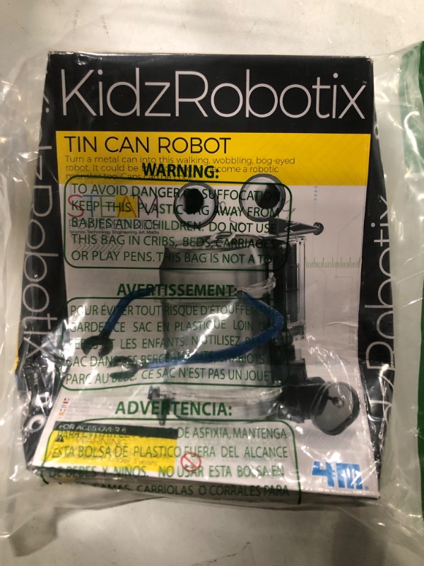 Photo 1 of 4M Tin Can Robot Scient Kit - STEM