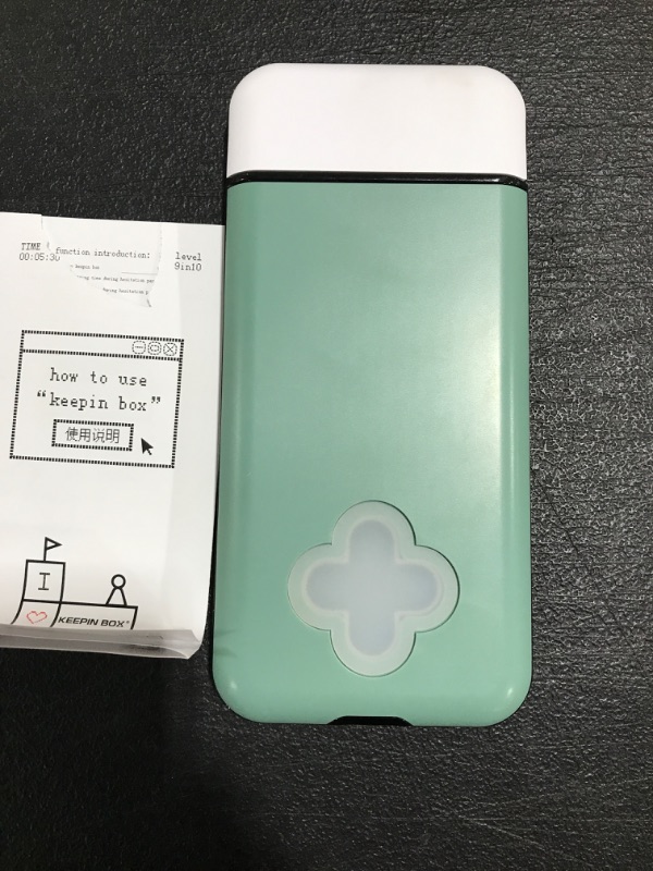 Photo 3 of Cell Phone Lock Box with Timer, Portable Time Lock Box for iPhone and Android Phone, Help to Be Self-Discipline and Focus to Achieve Goals, Prevent Phone Addiction (Green)
