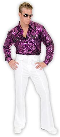 Photo 1 of Charades Men's Disco Pant. WHITE. SIZE 40W. 
