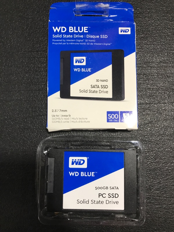 Photo 1 of WD BLUE SOLID STATE DRIVE. 3D NAND, 2.5"/7MM. OPEN BOX. 