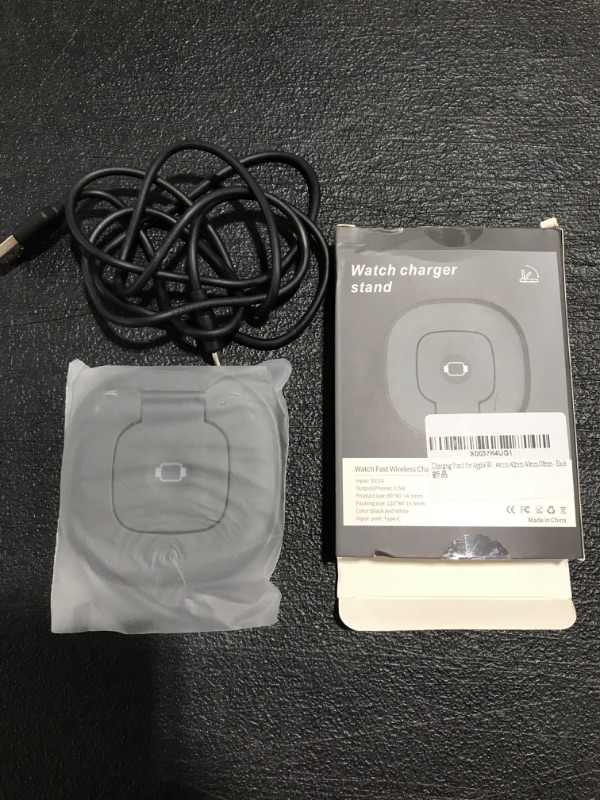 Photo 2 of for Apple Watch chager iWatch-Charger Cable - with USB Wall Charger Travel Plug Adapter. OPEN BOX. PRIOR USE. 