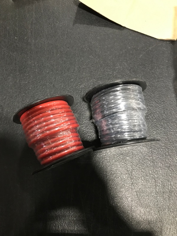 Photo 2 of OPLIAT 10 Gauge Wire?Red 25ft + Black 25ft?High Temp Silicone Wire 200 Degree C - Ultra Flexible 10 AWG Stranded Tinned Copper Wire for Battery Cable, Automotive, Inverter, RC Car, Solar Panel