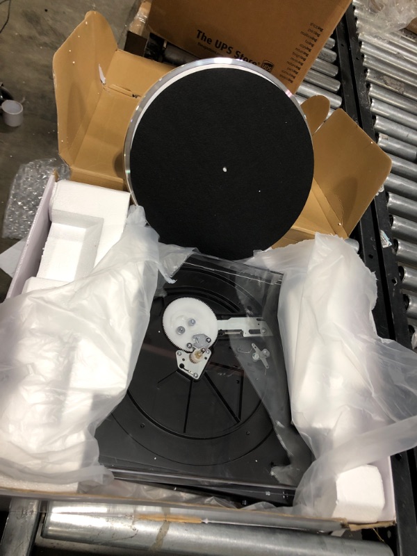 Photo 2 of Audio-Technica AT-LP60X-BK Fully Automatic Belt-Drive Stereo Turntable, Black, Hi-Fi, 2 Speed, Dust Cover, Anti-Resonance, Die-Cast Aluminum Platter