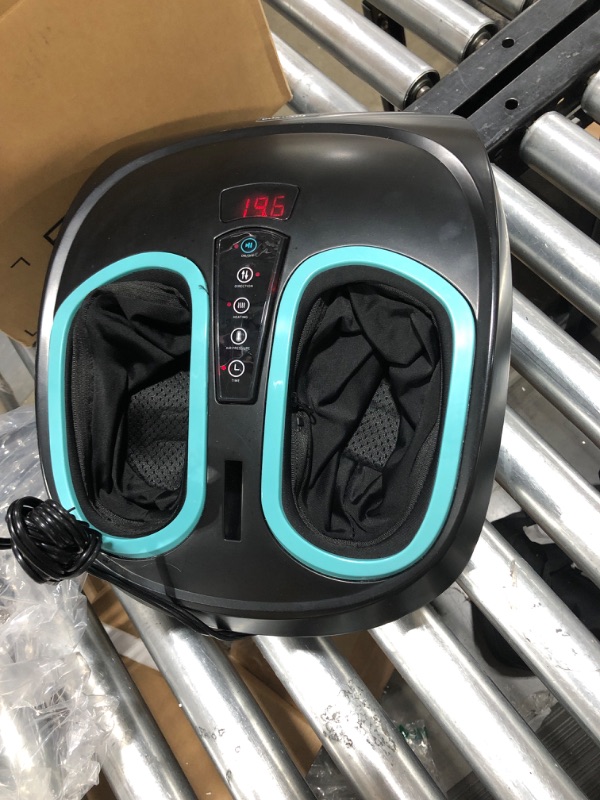 Photo 1 of InvoSpa Shiatsu Foot Massager Machine with Heat - Electric Deep Kneading Heated Foot Massage Air Compression - Spa Feet Massager Stocking Stuffers
