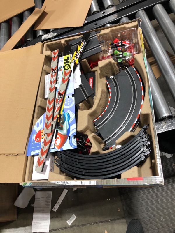 Photo 2 of Carrera GO!!! Electric Powered Slot Car Racing Kids Toy Race Track Set 1:43 Scale, Mario Kart