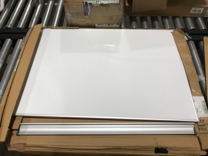 Photo 1 of Quartet 34 in. x 23 in. White Aluminum Frame Magnetic Dry Erase Board Painted Steel