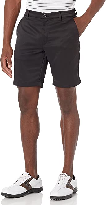 Photo 1 of Amazon Essentials Men's Slim-Fit Stretch Golf Short, Black, 38