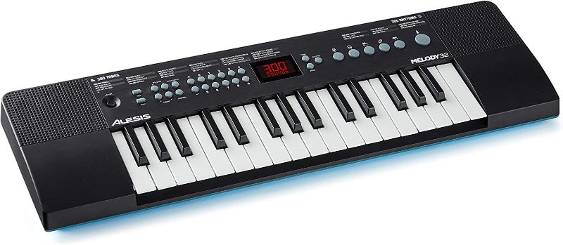 Photo 1 of Alesis Melody 32 and M-Audio HDH40 – Electric Keyboard Digital Piano with 32 Keys, Speakers, USB-MIDI Connectivity, Headphones and Piano Lessons Melody 32 + Headphones