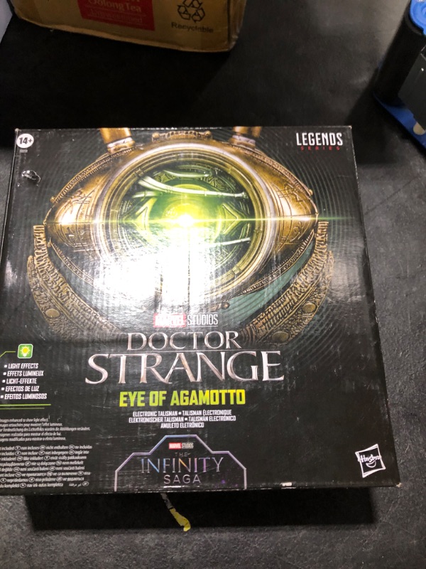 Photo 2 of Marvel Legends Series Doctor Strange Premium Role Play Eye of Agamotto Electronic Talisman Adult Fan --Costume and Collectible, Ages 14 and Up Standard