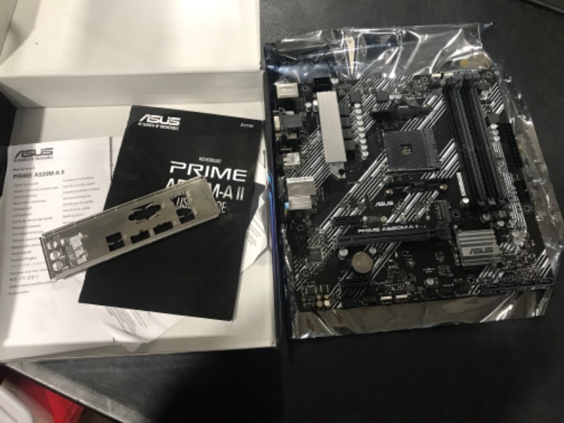 Photo 1 of ASUS Prime A520M-A II/CSM AMD AM4(3rd Gen Ryzen) microATX Commercial Motherboard(ECC Memory,M.2 Support,1Gb Ethernet, DP/HDMI 2.1/D-Sub, 4K@60HZ, USB3.2 Gen1Type-A, ARGBheader with AURAsync)
