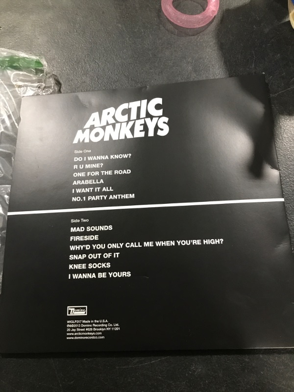 Photo 3 of AM LP ARCTIC MONKEY 