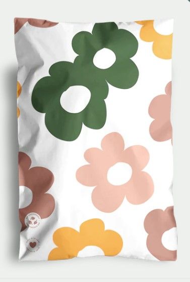 Photo 1 of Impack Daisy Multicolor Biodegradable Mailers 6" x 9"
