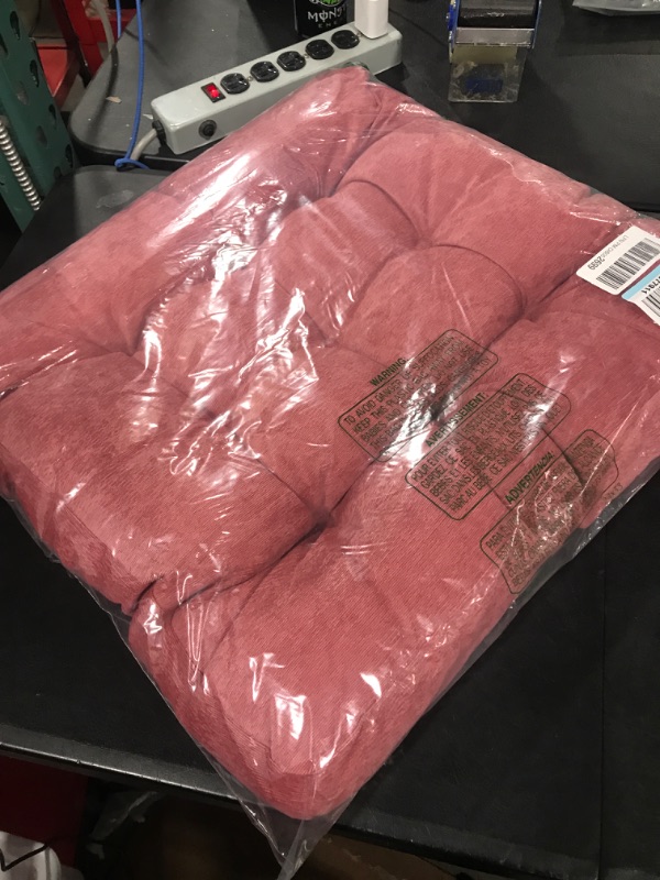 Photo 1 of 20IN X 20IN PINK SEAT CUSHION 