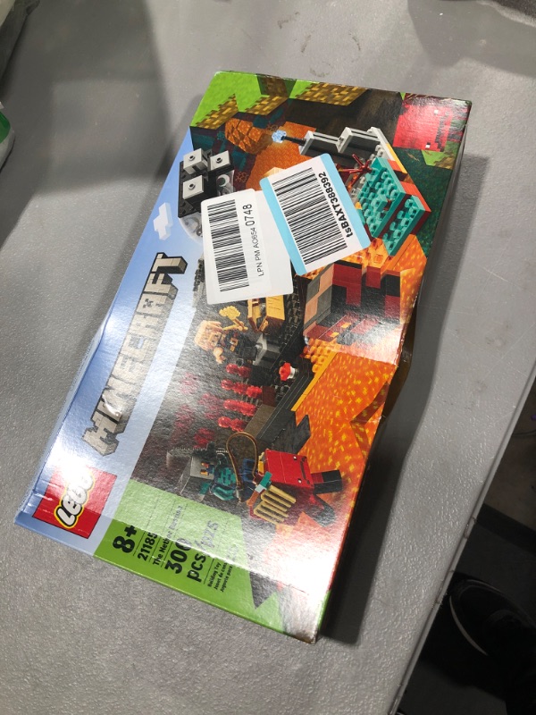 Photo 3 of LEGO Minecraft The Nether Bastion 21185 Building Toy Set for Kids, Boys, and Girls Ages 8+; Includes 2 Zombies and a Zombie Hunter; Fun Gaming Gift (300 Pieces), Multicolor