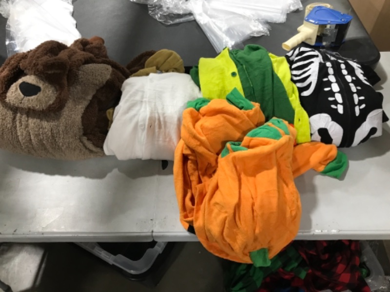 Photo 1 of ADULT ANIMAL/CHARACTER ONESIES- VARIOUS ITEMS- 20PK
