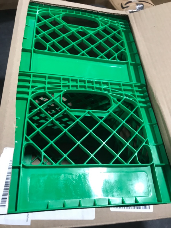 Photo 1 of 2 GREEN CRATES 