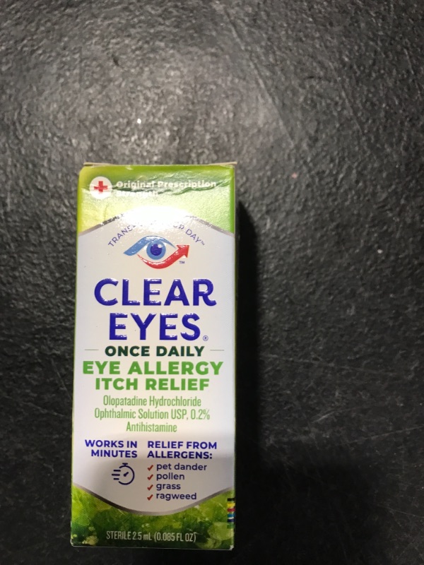 Photo 2 of Clear Eyes Eye Drops for Allergies and Itchy Eyes 30 Day Supply, 0.085 Fl Oz Allergy Relief Drops exp. 05/2023